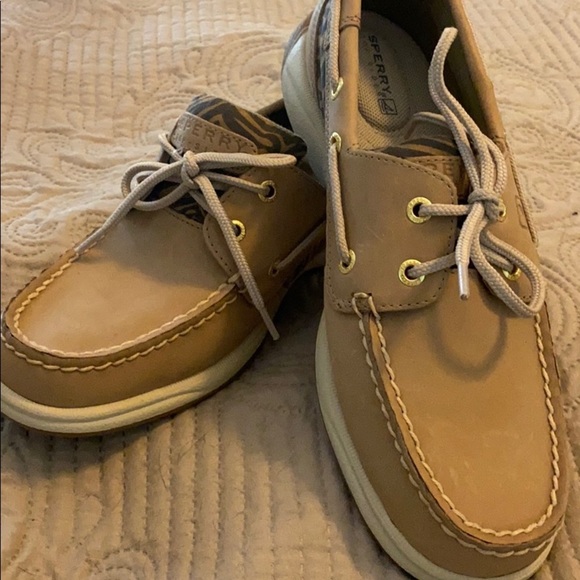 Sperry Leather Topsider Deckshoes​ - Picture 1 of 4